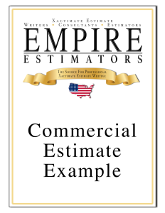 Xactimate Estimate Commercial Sample