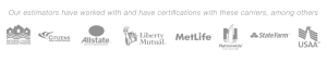 Xactimate Estimate Insurance Companies